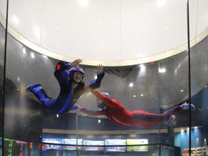Things to do with your friends - go skydiving indoors.